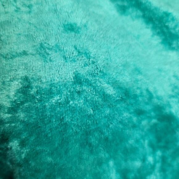 Free people Milan Sea crushed velvet emerald Green baggy sleeve  drape top - Picture 5 of 8